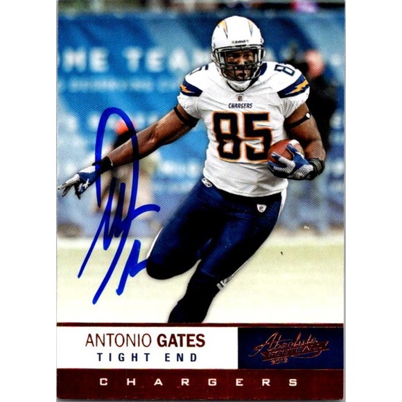 NFL Other - Antonio Gates Signed 2012 Panini Absolute Card San Diego Chargers NFL
